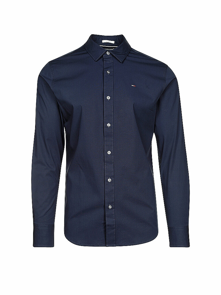 TOMMY JEANS Hemd Slim-Fit Sabim blau | L